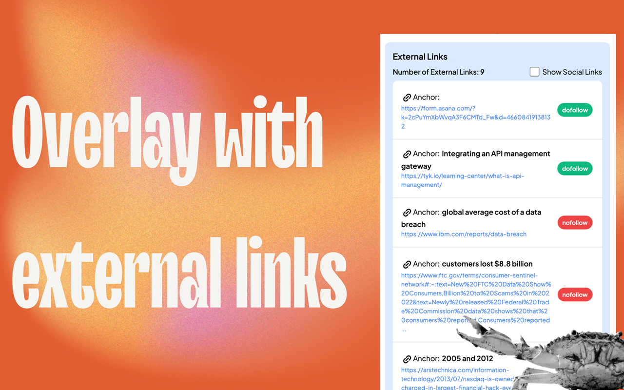 Extension external links list